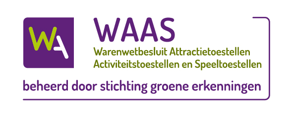 Logo WAAS | Warenbesluit Attractietoestellen Activiteitstoestellen en Speeltoestellen